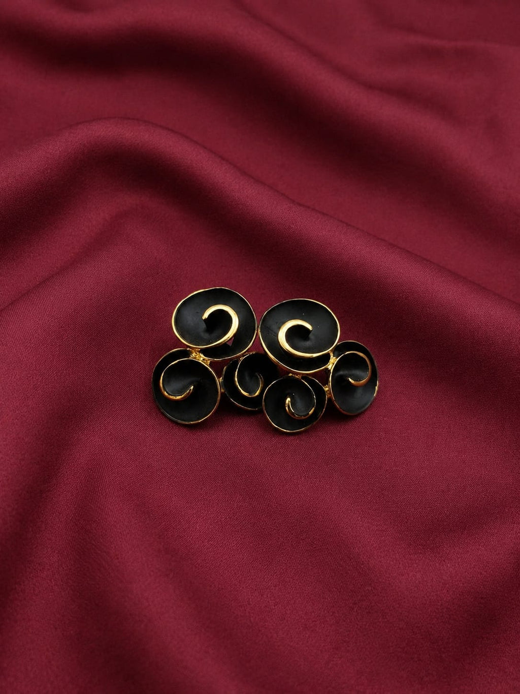 Gold Swirl Stud