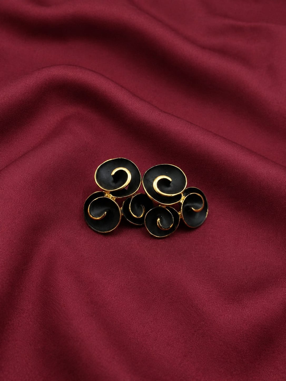 Gold Swirl Stud