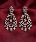 AD Oxidised Droplet Dangle Earrings