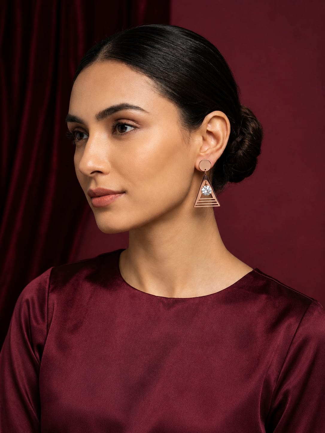 Prism Solitaire Drop Earrings