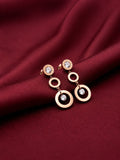 Rose Gold Ring Earring