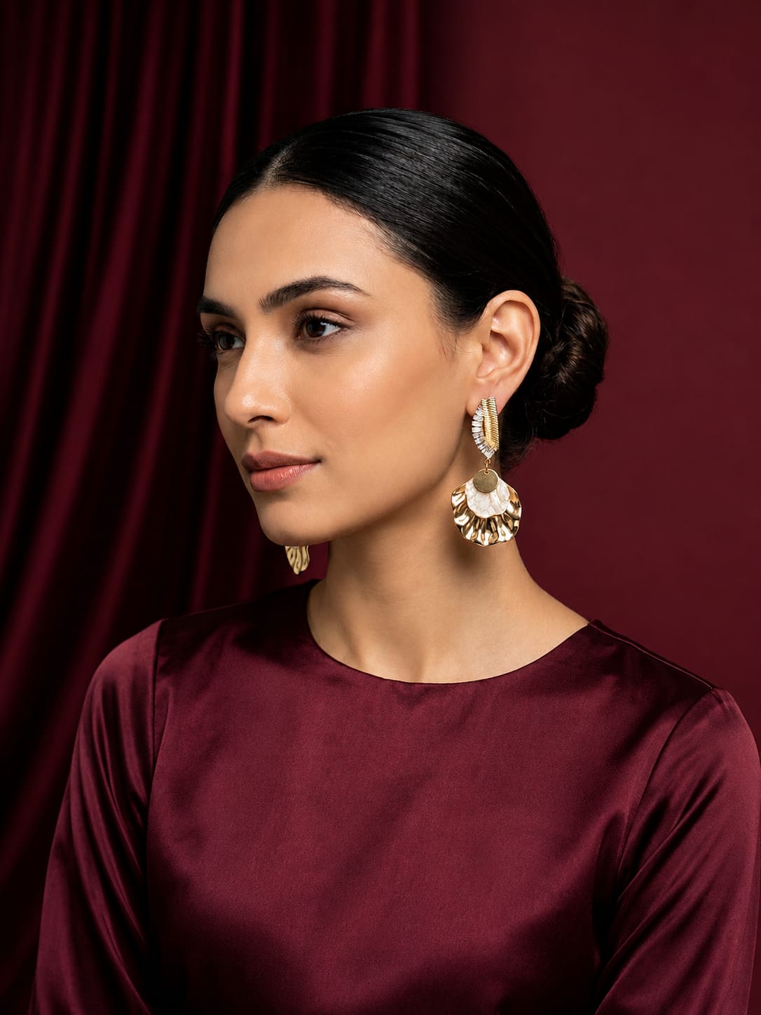 Seashell Gold Earrings