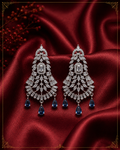 AD Silver Bell Drop Earrings