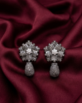 AD Silver Frost Luxury Earrings
