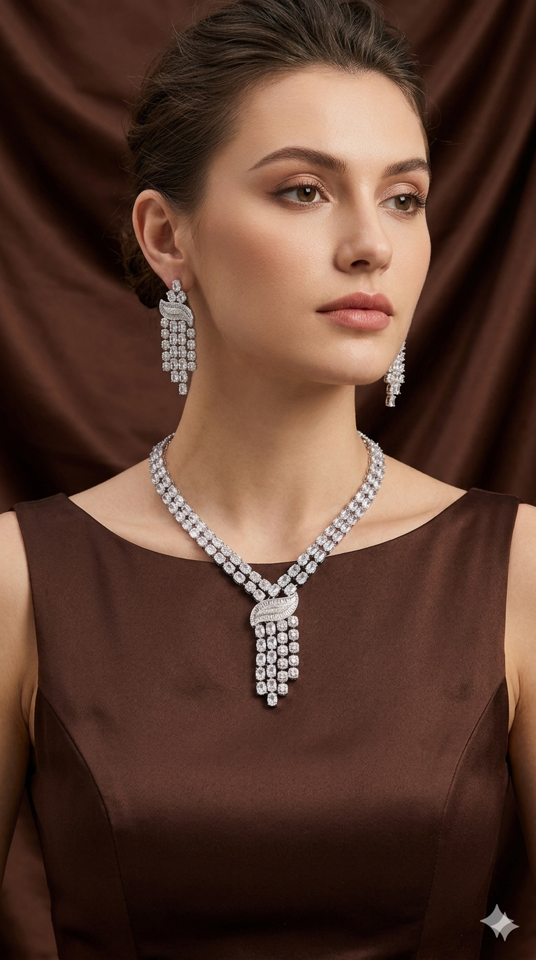 tassel zirconia set