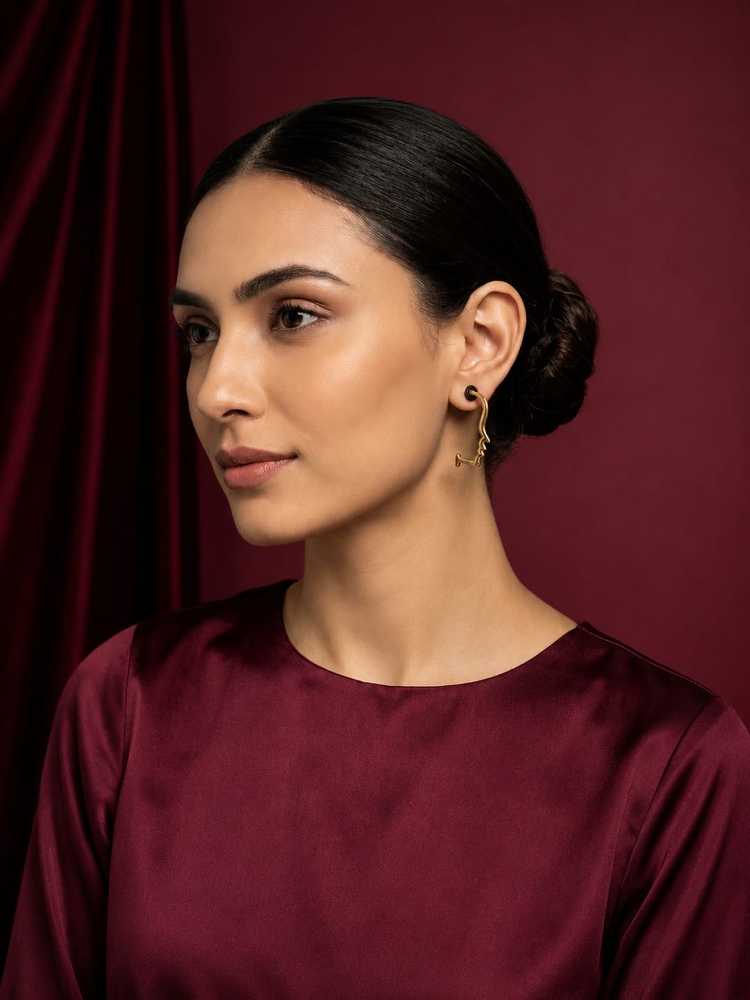 Abstract Whisper Earring