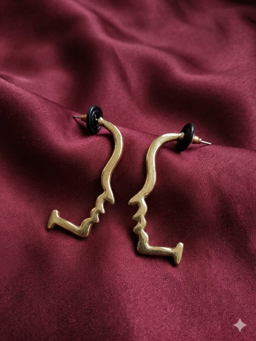 Abstract Whisper Earring