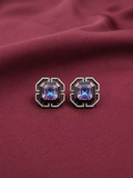 Amethyst Crystal Stud