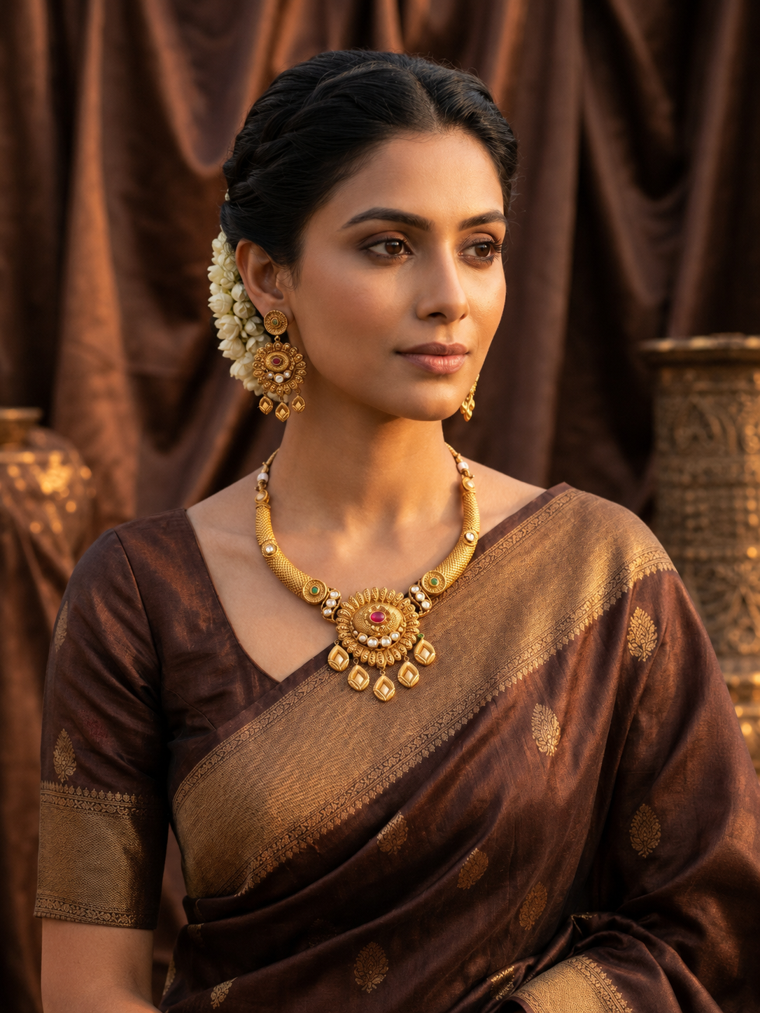 antique necklace set