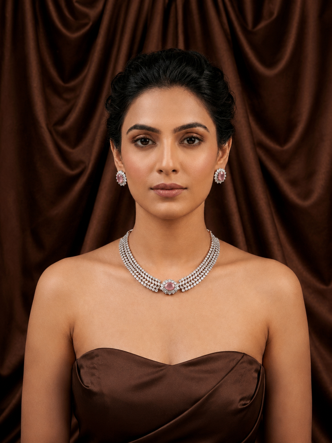 Blush Aura Chocker Set