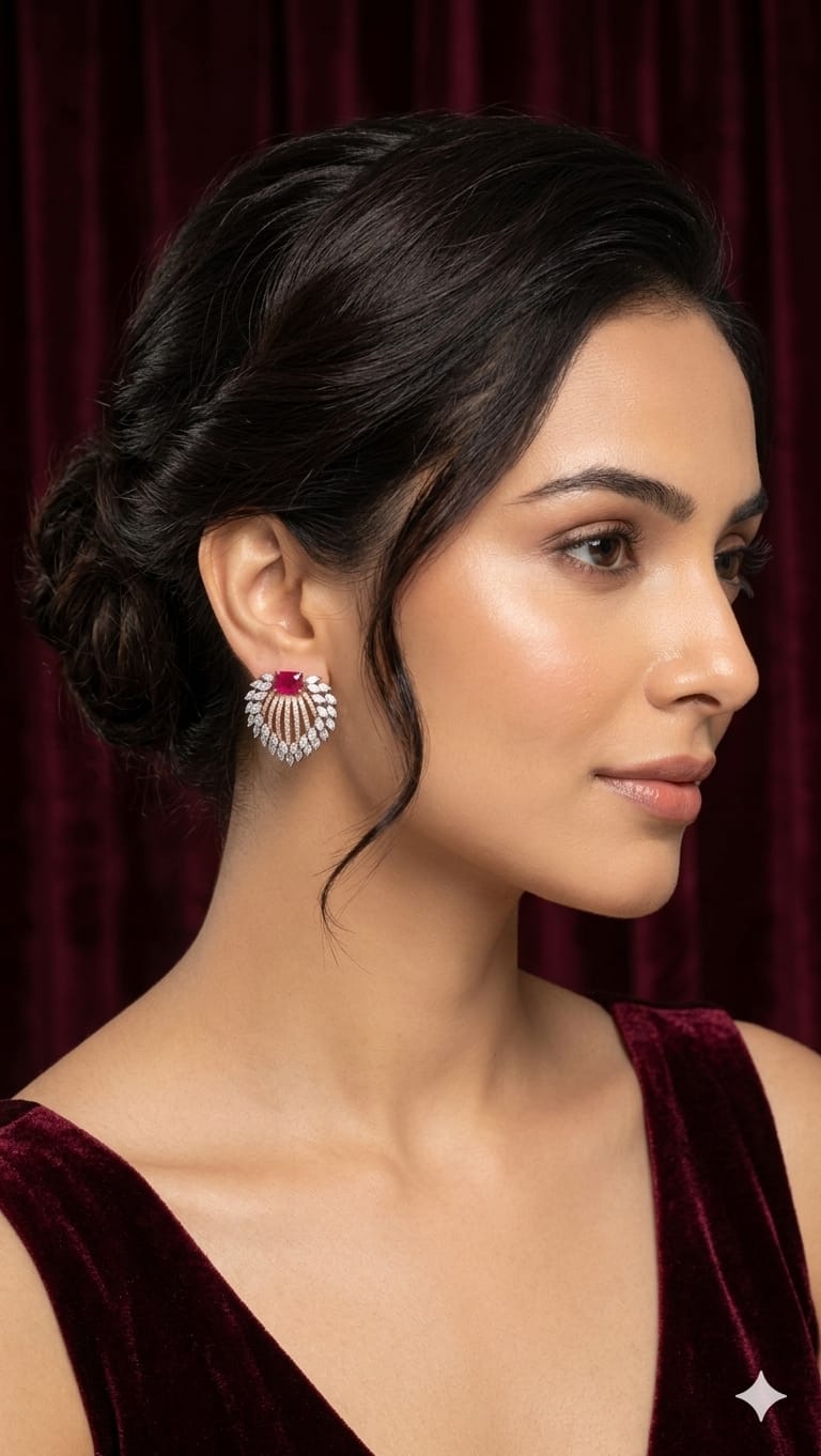Celestial Allure Diamond Stud