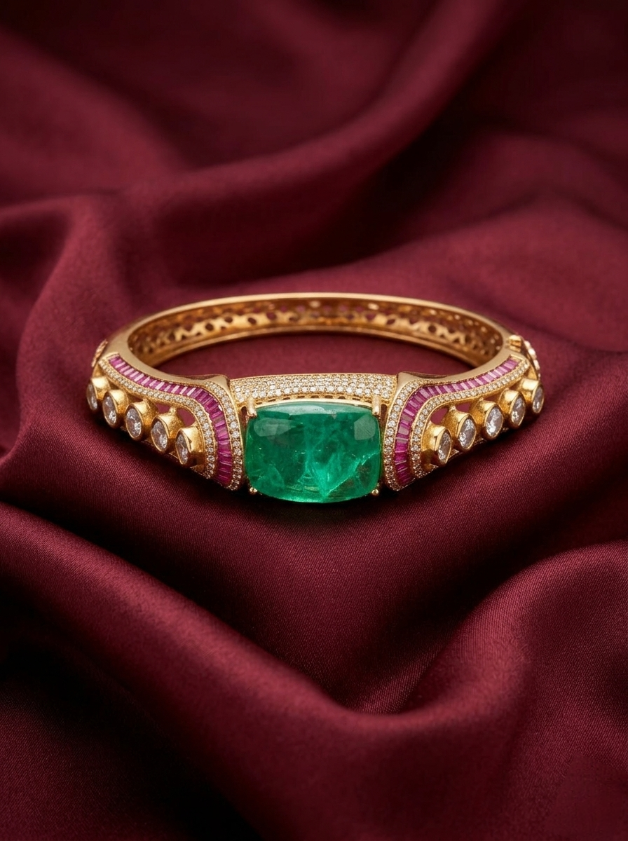 Emerald Zaina Bracelet
