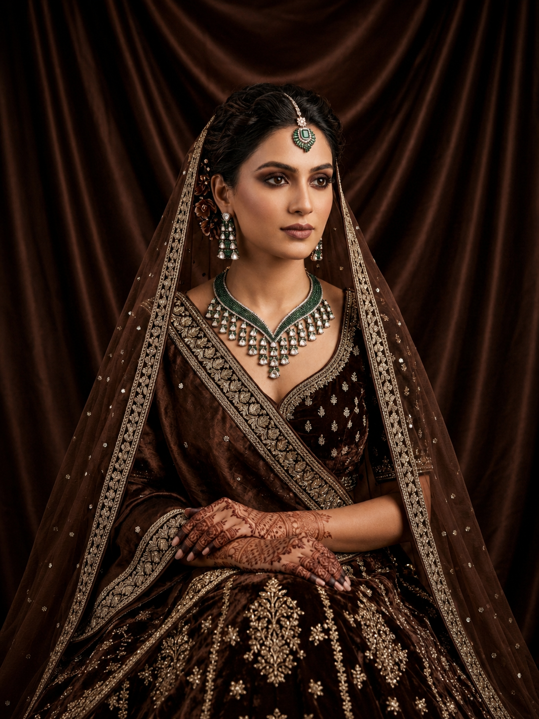 The Mughal Emerald Majesty Set