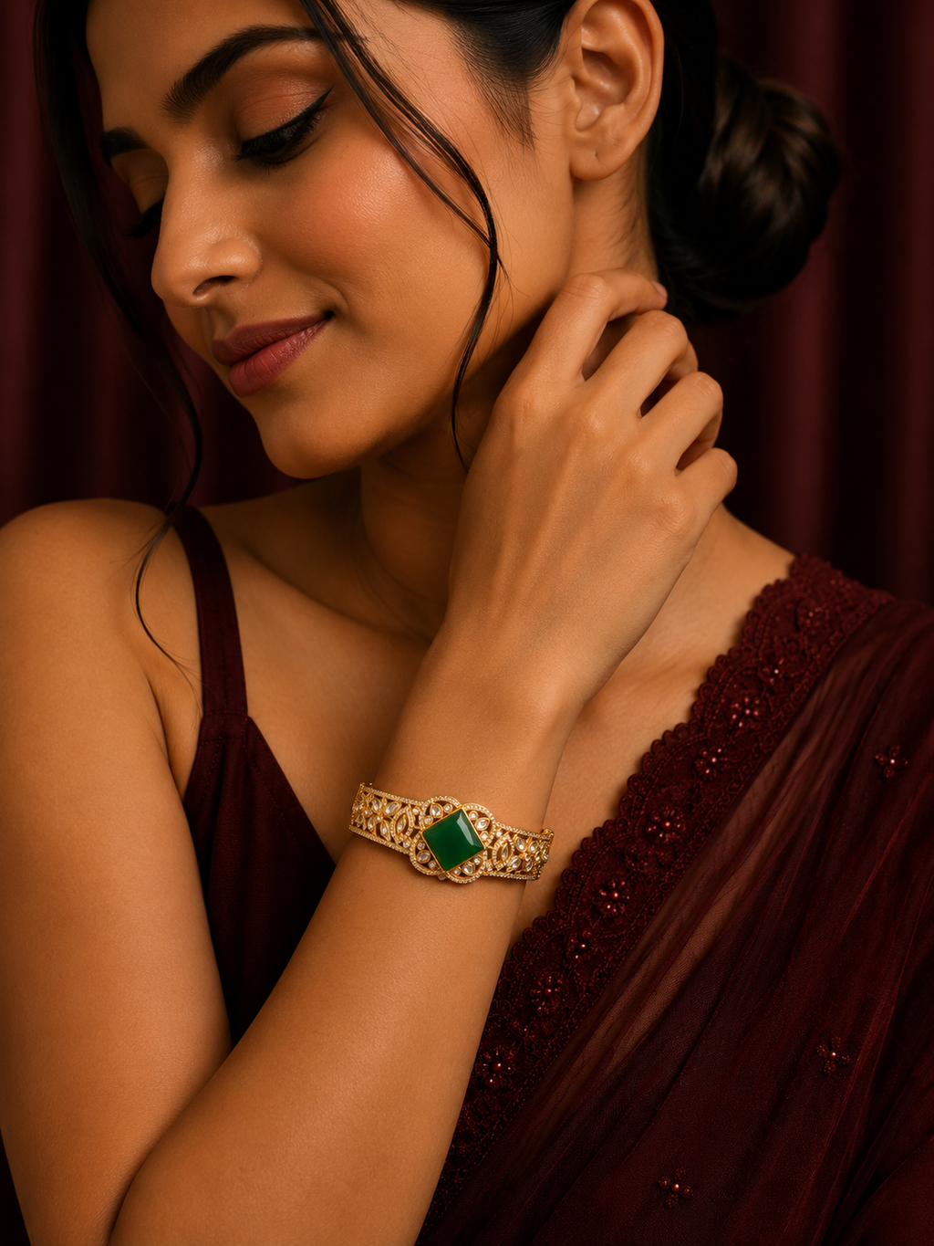 Luxe Gemstone Bangle