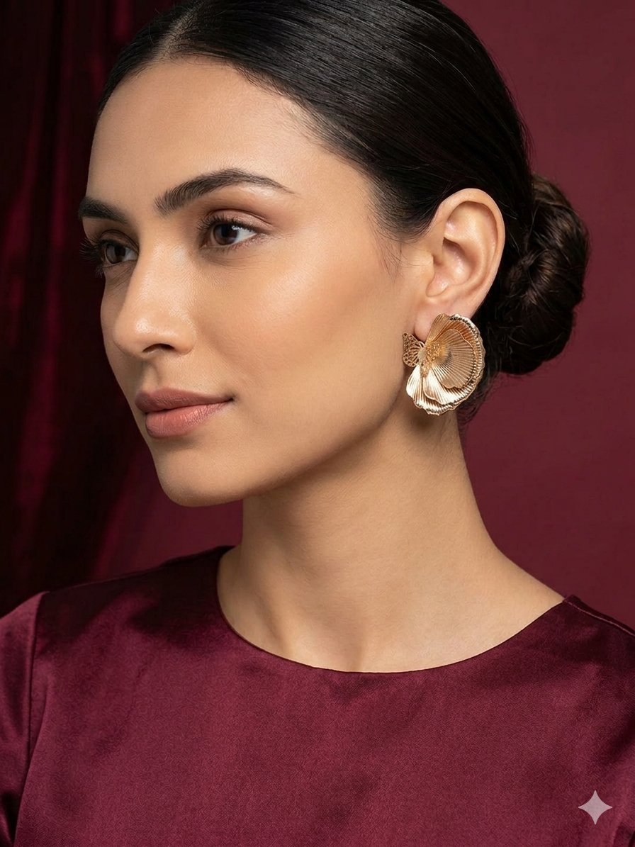 Floral Shaped Earring