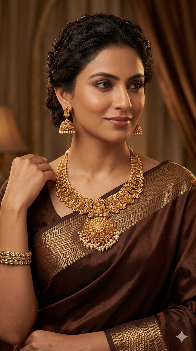 goddess lakshmi necklace set