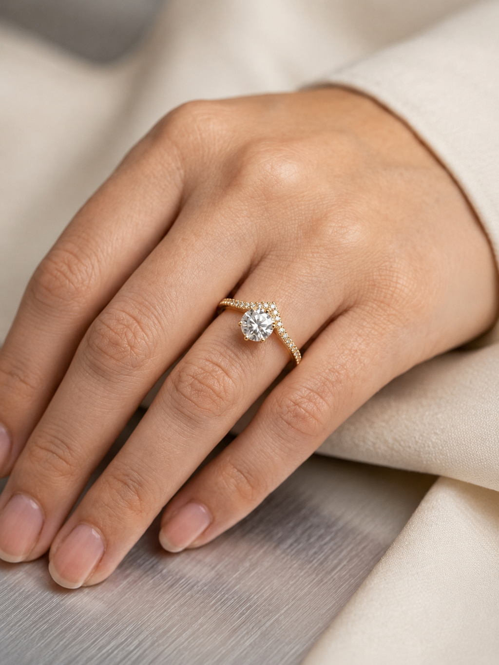 Gold Diamond Ring