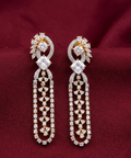 AD Golden Crystal Glow Earrings