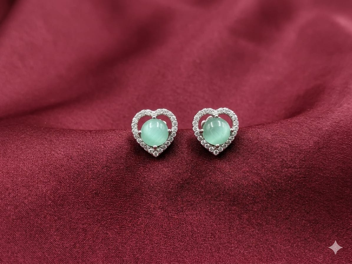 Heart Cyan Pearl