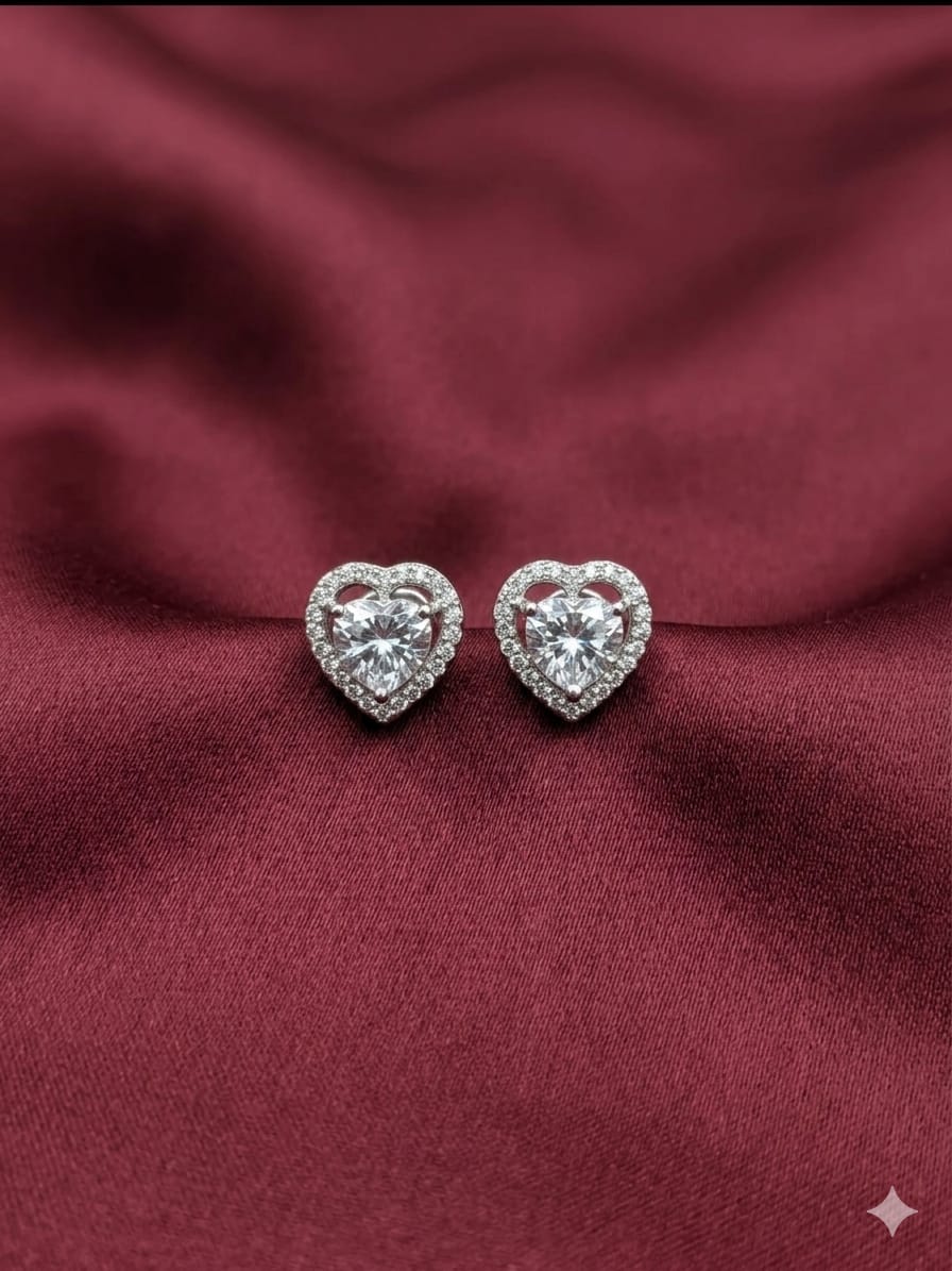 Heart Silver Crystal