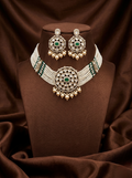 Ivory Polki Choker Set