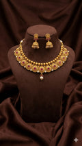 kandasaram style necklace set