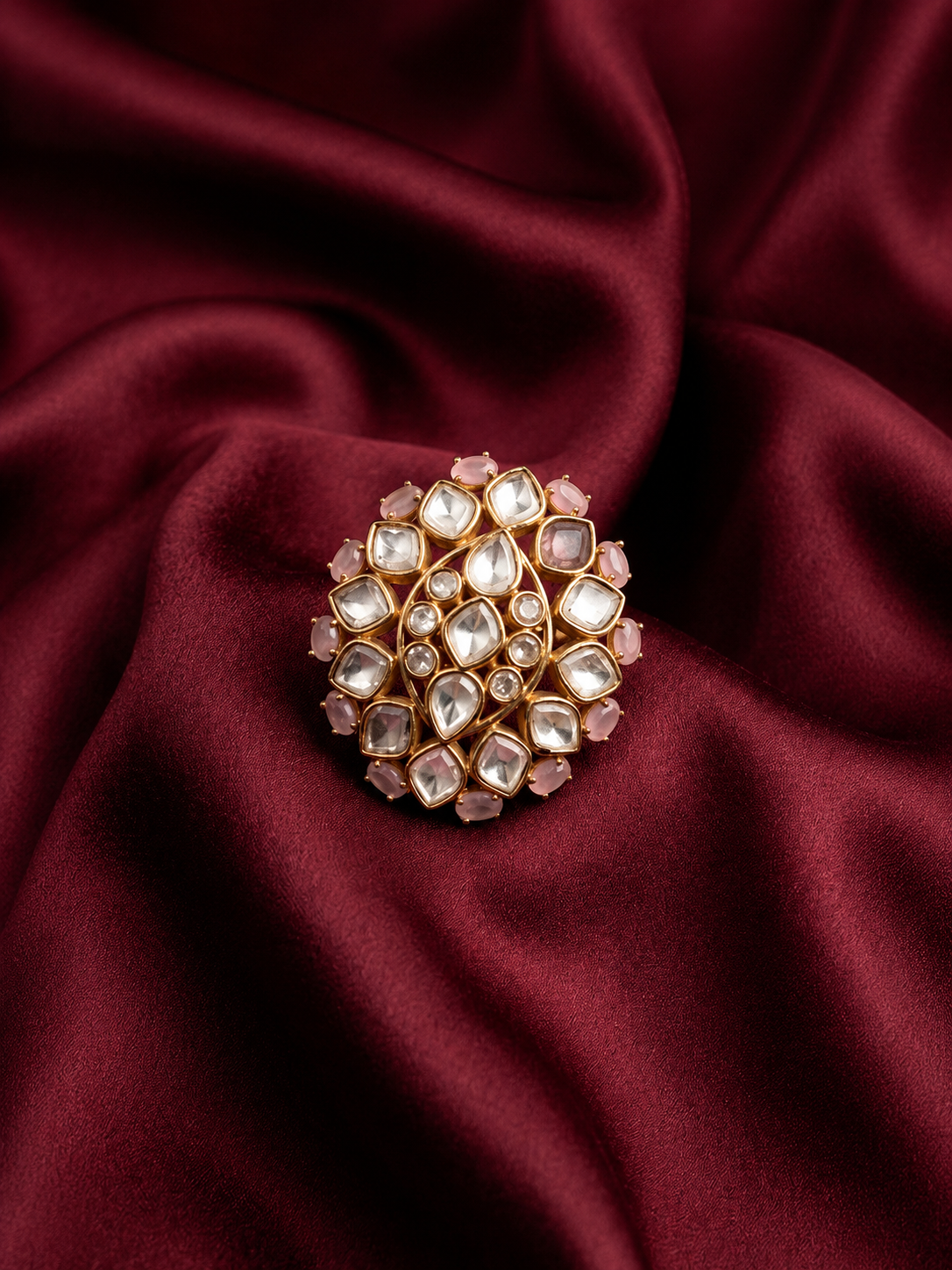 Kundan Cluster Ring