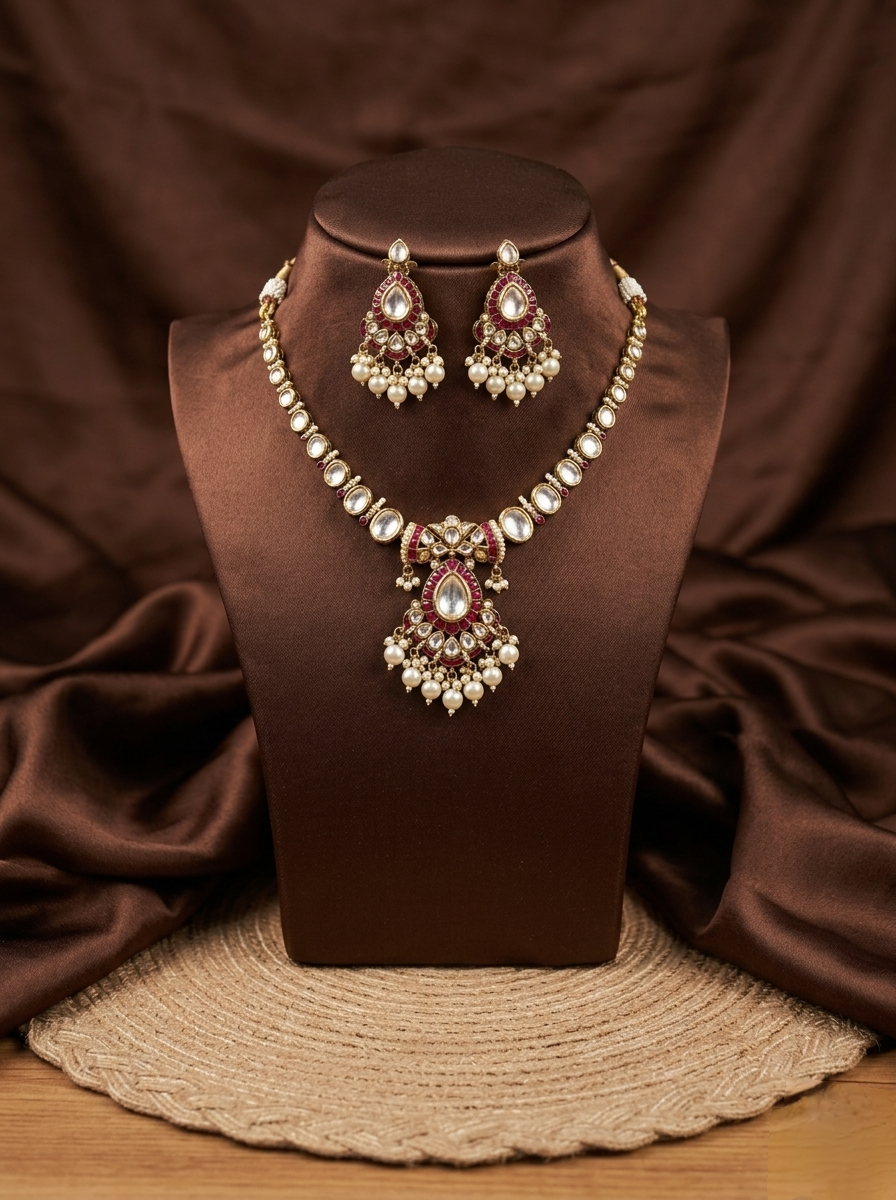 Laal Heeramandi Necklace Set