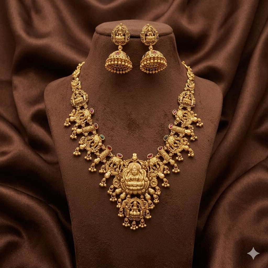 lakshmi motif rani haar