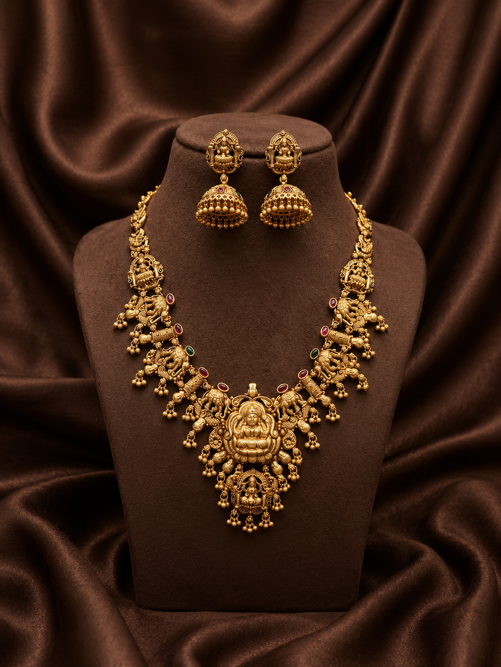 lakshmi motif rani haar