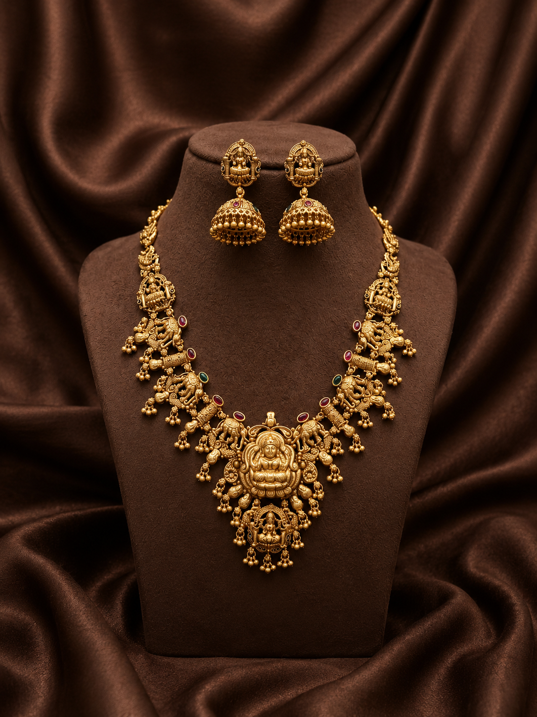 lakshmi motif rani haar