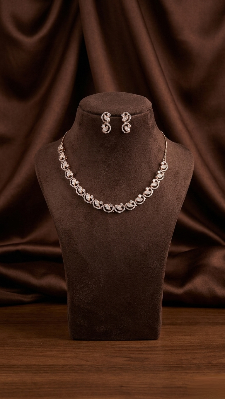 Luminous Lace Necklace Set