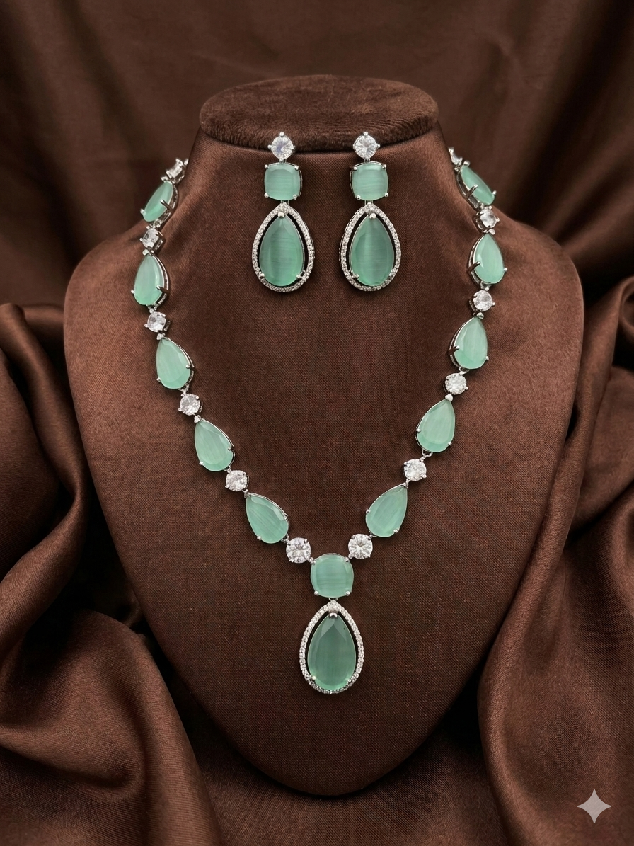 mint AD necklace set