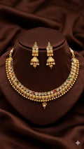 multicolor stone necklace set