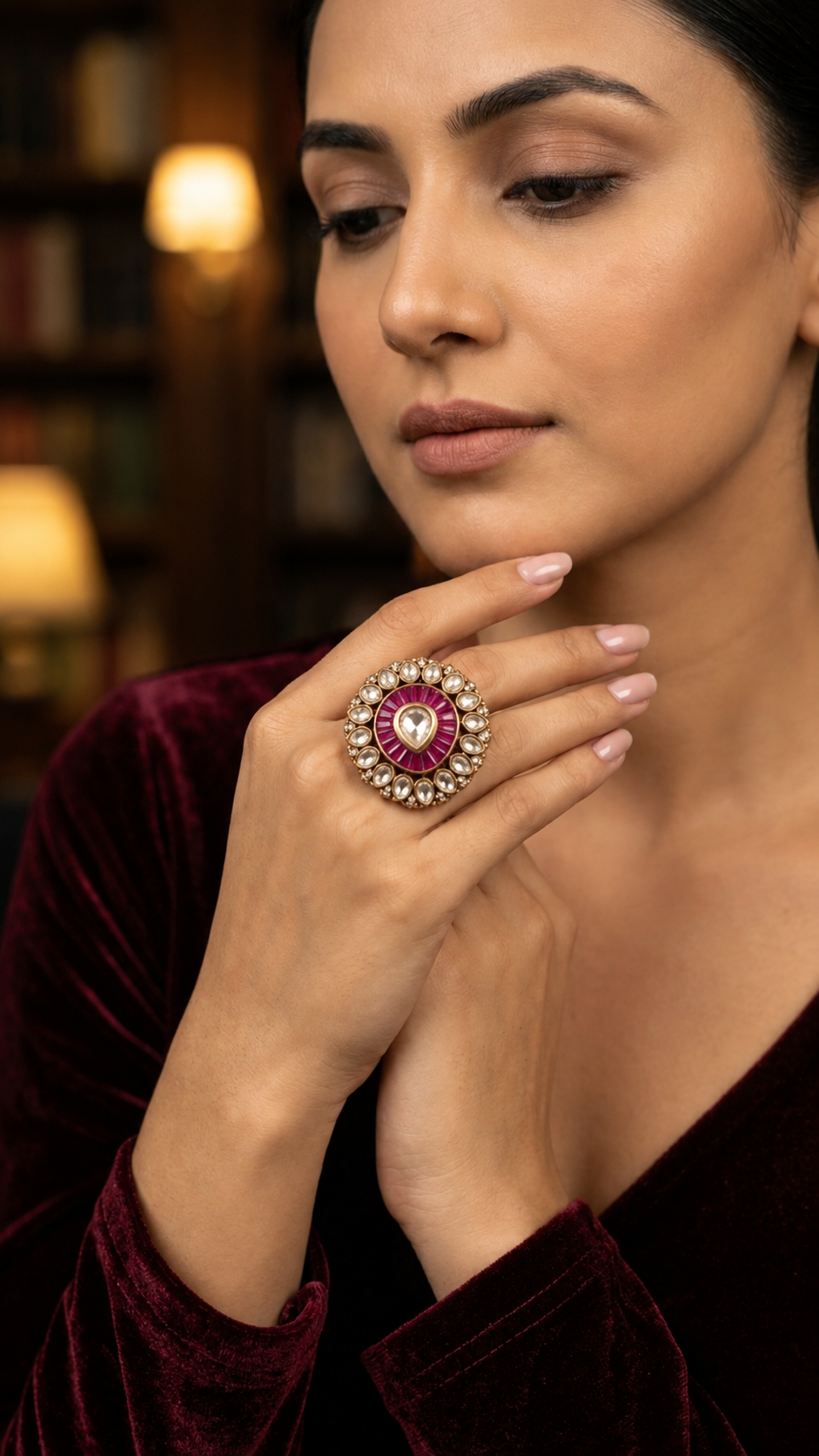 Ornate Sterling Statement Ring