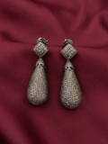 AD Oxidised Zirconia Dangle Earrings