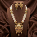 pearl rajwadi necklace set