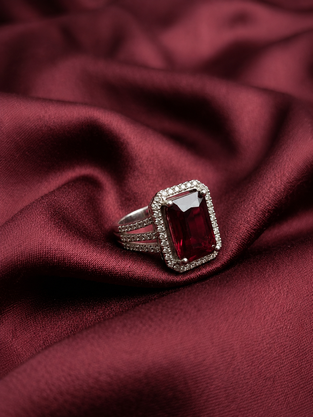 Red Garnet Ring