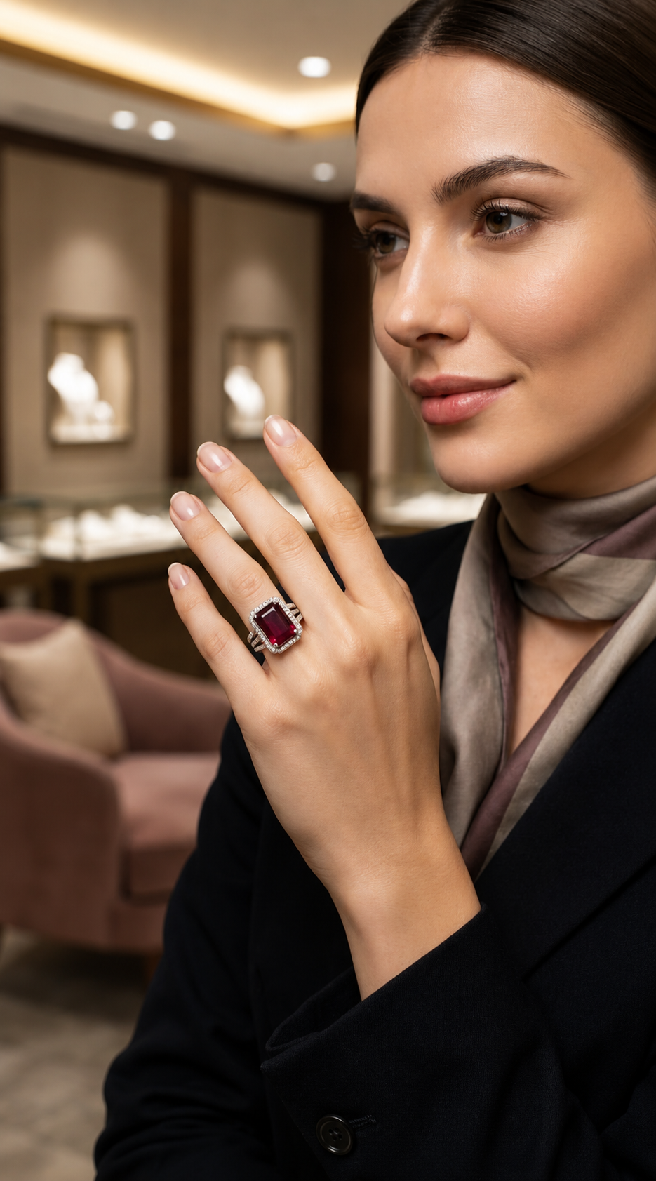 Red Garnet Ring
