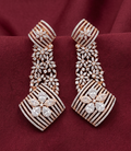 AD Rose Gold Silver Fusion Earrings