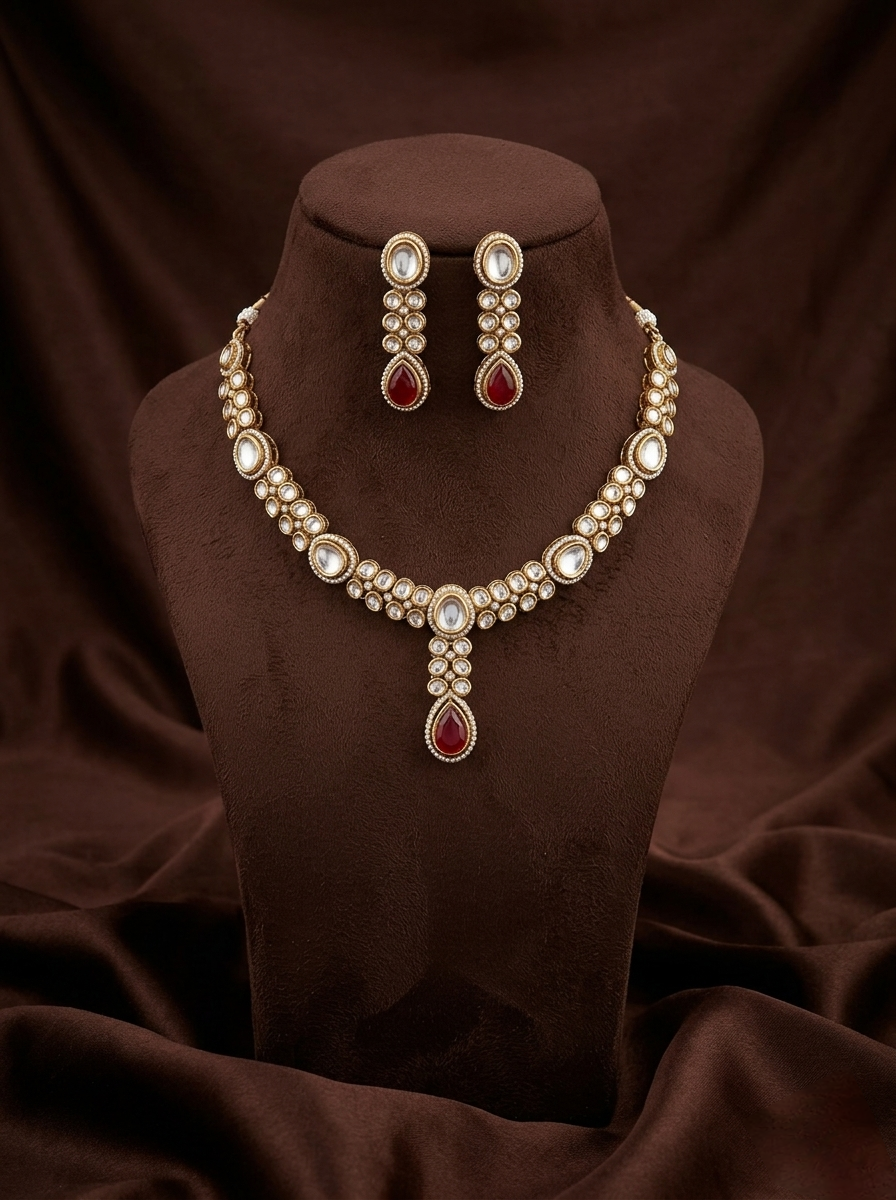 Royal Victorian Kundan Choker Set