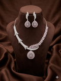 silverleaf  lux AD necklace set