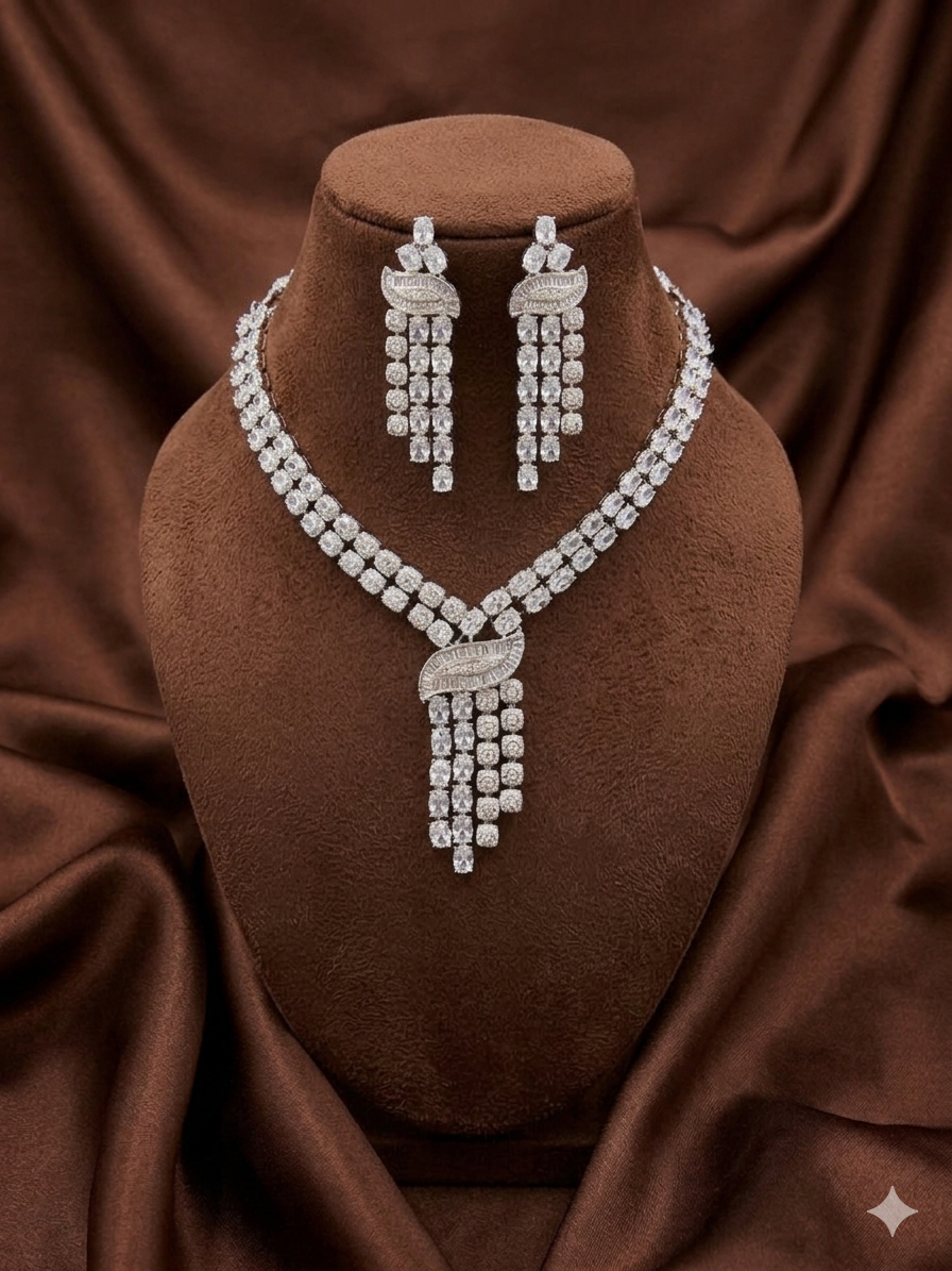 tassel zirconia set
