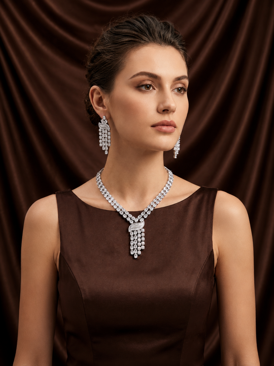 tassel zirconia set