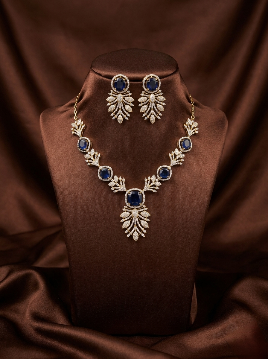 Tiana Diamond Necklace Set