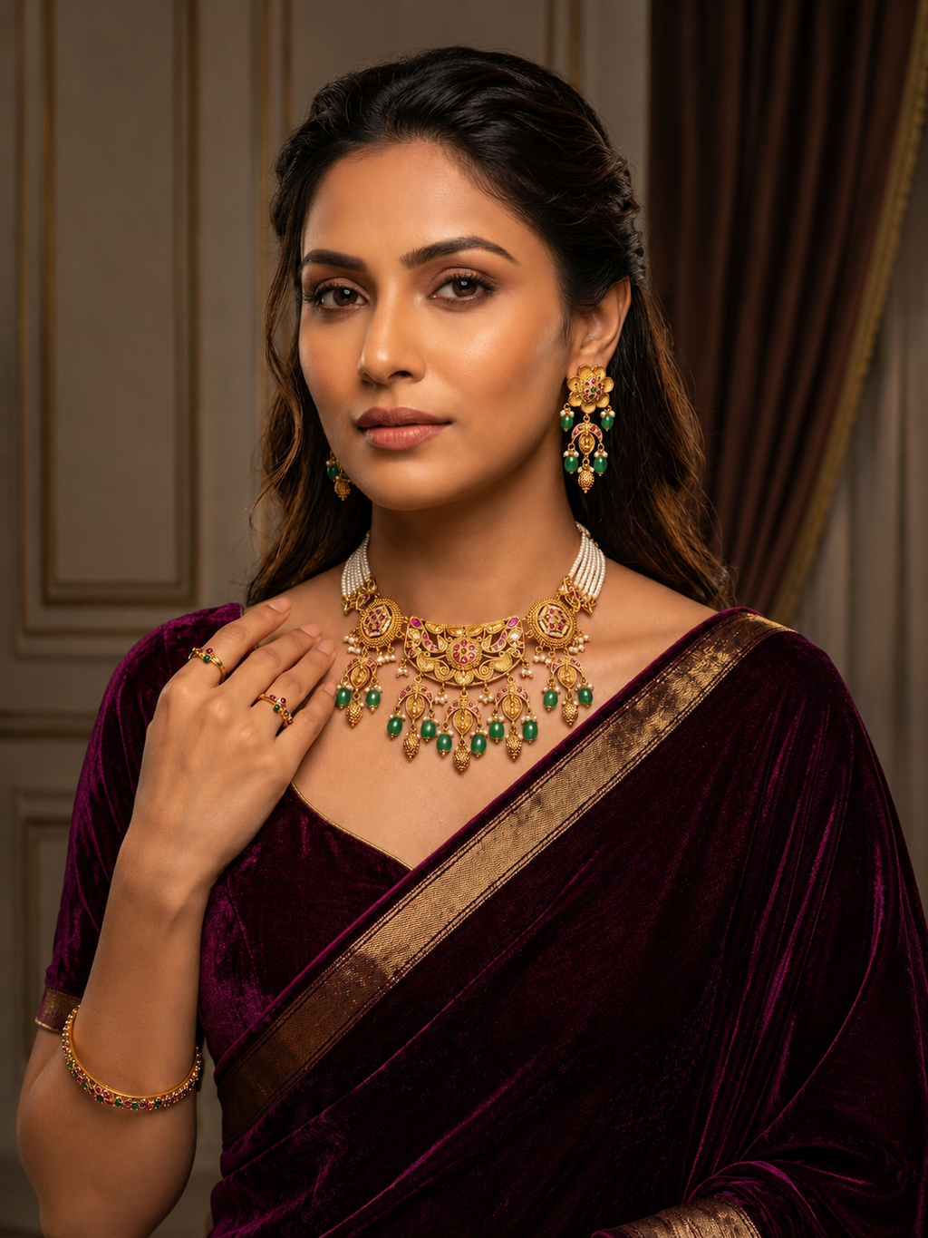 traditional south indian harr